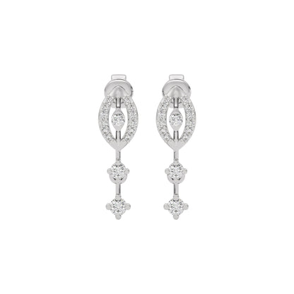 Timeless Spark Diamond Earring 18 KT / White Gold