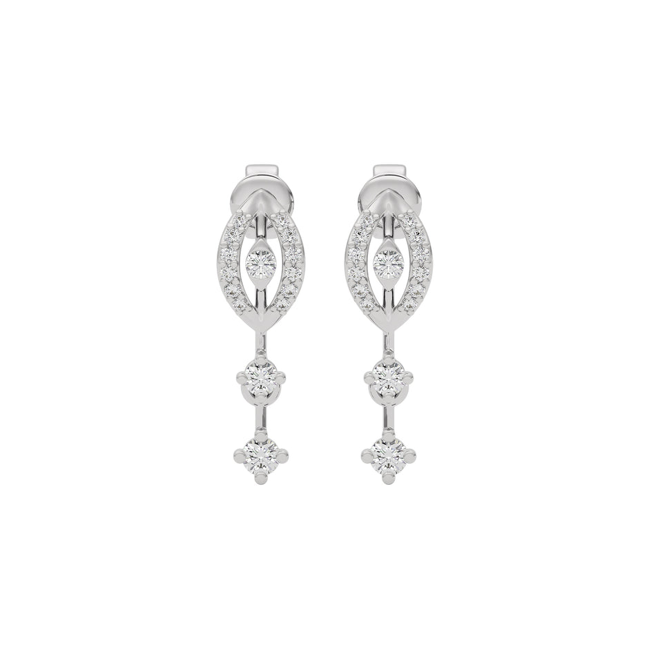 Timeless Spark Diamond Earring 18 KT / White Gold