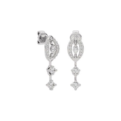 Timeless Spark Diamond Earring 18 KT / White Gold