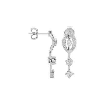 Timeless Spark Diamond Earring 18 KT / White Gold