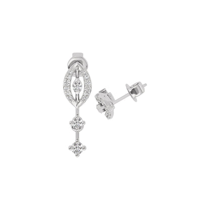 Timeless Spark Diamond Earring 18 KT / White Gold