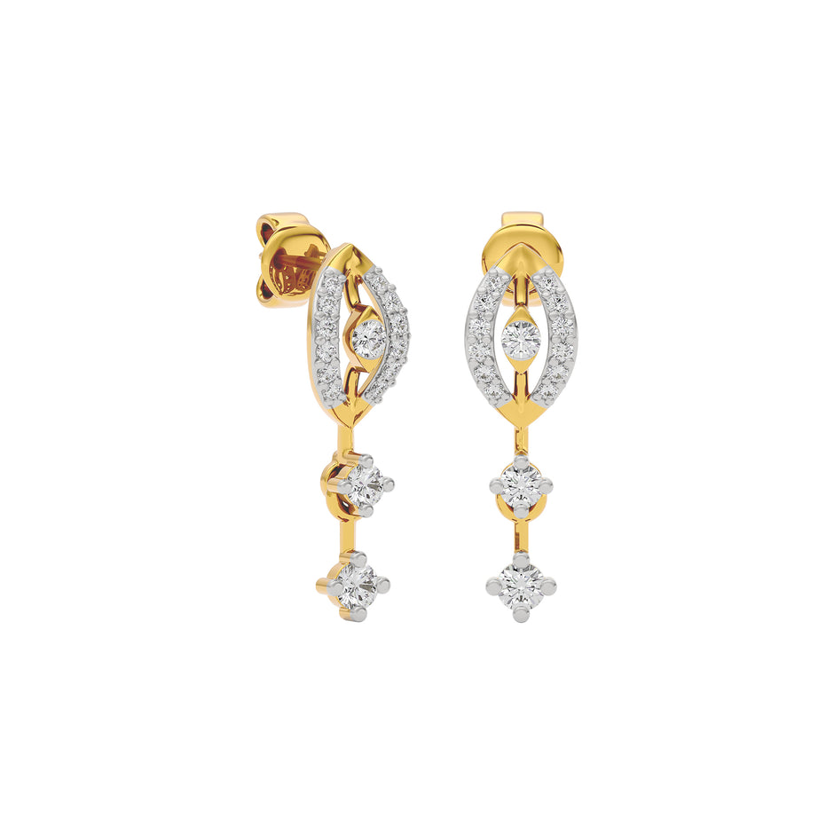Timeless Spark Diamond Earring 18 KT / Yellow Gold