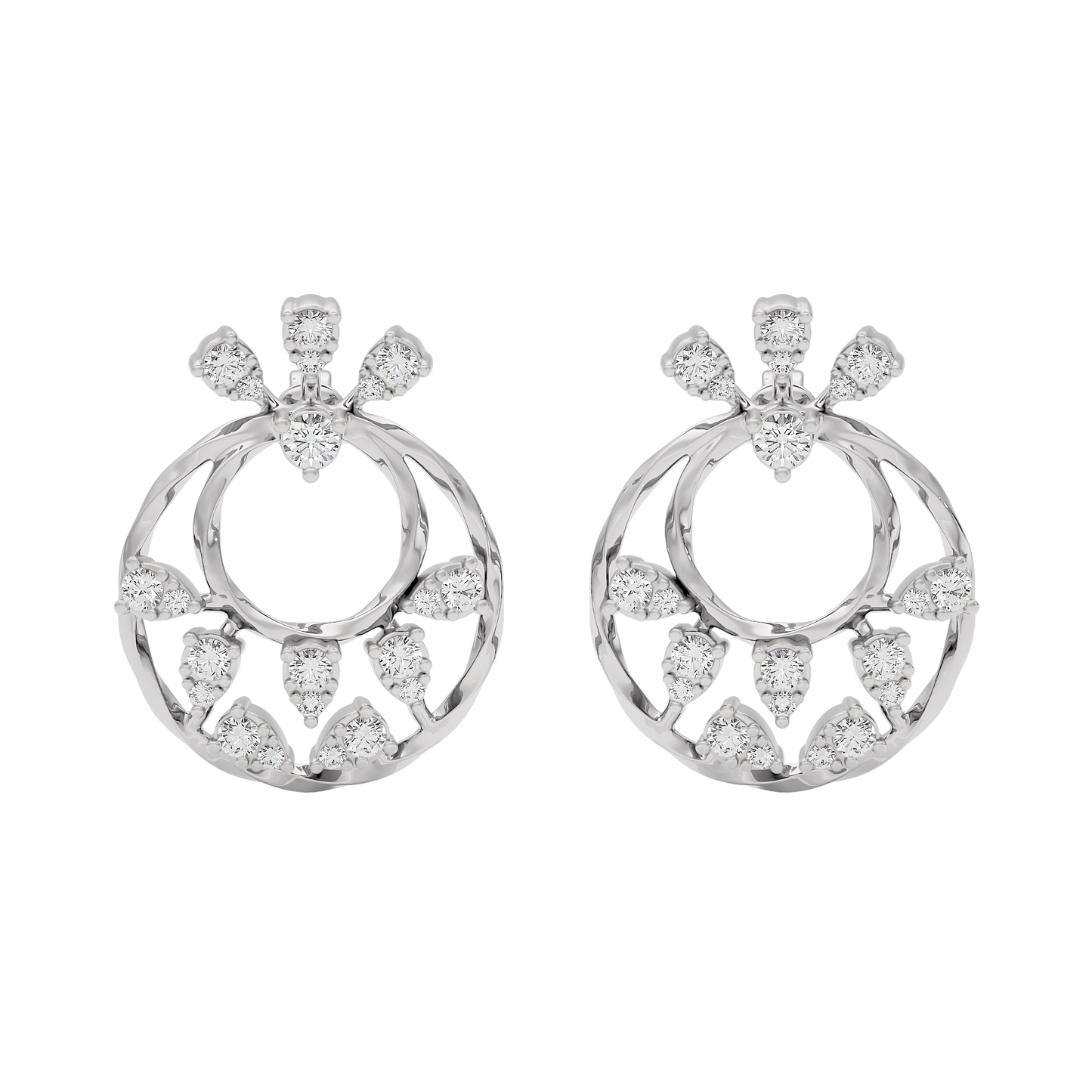 Tranquil Diamond Dew Earring