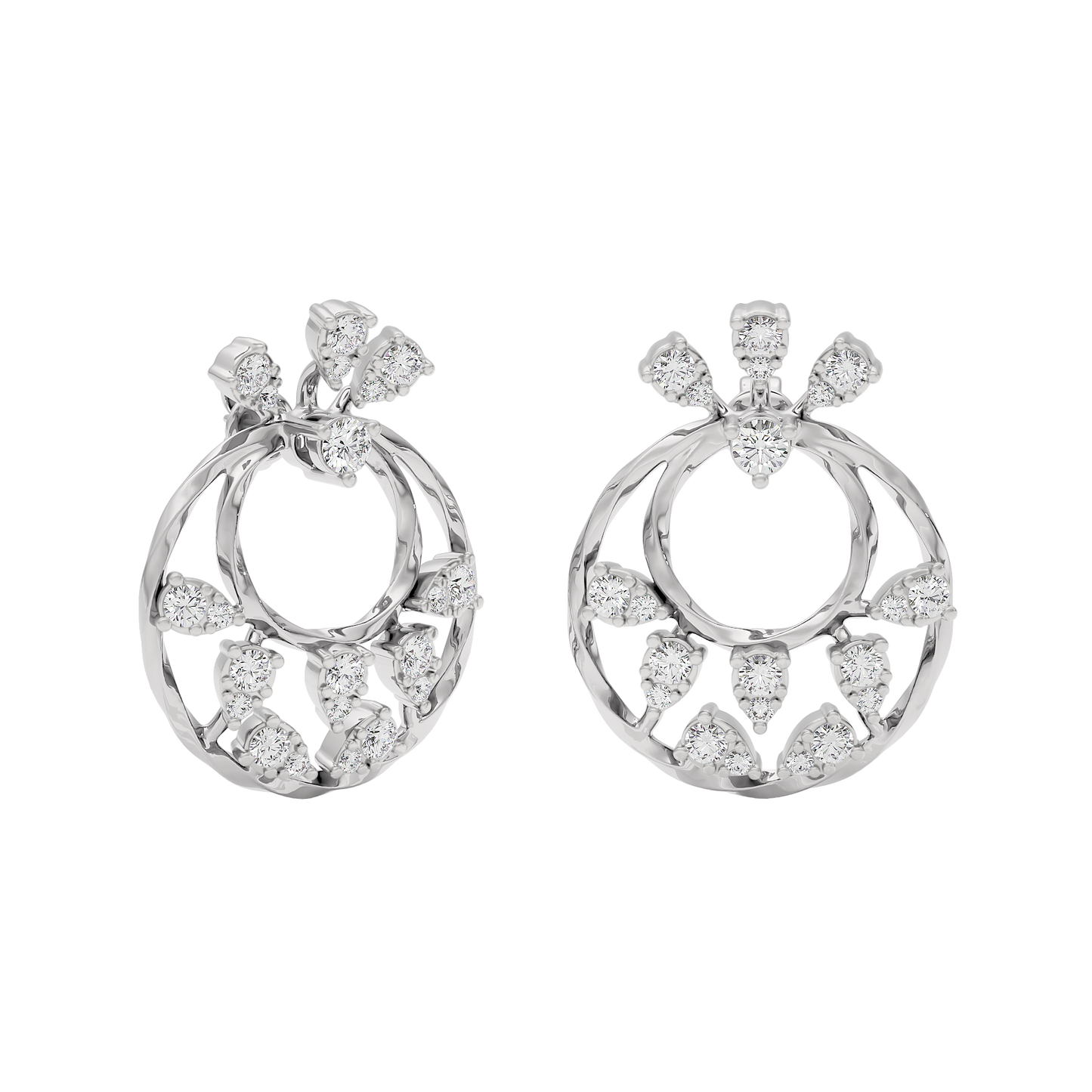 Tranquil Diamond Dew Earring