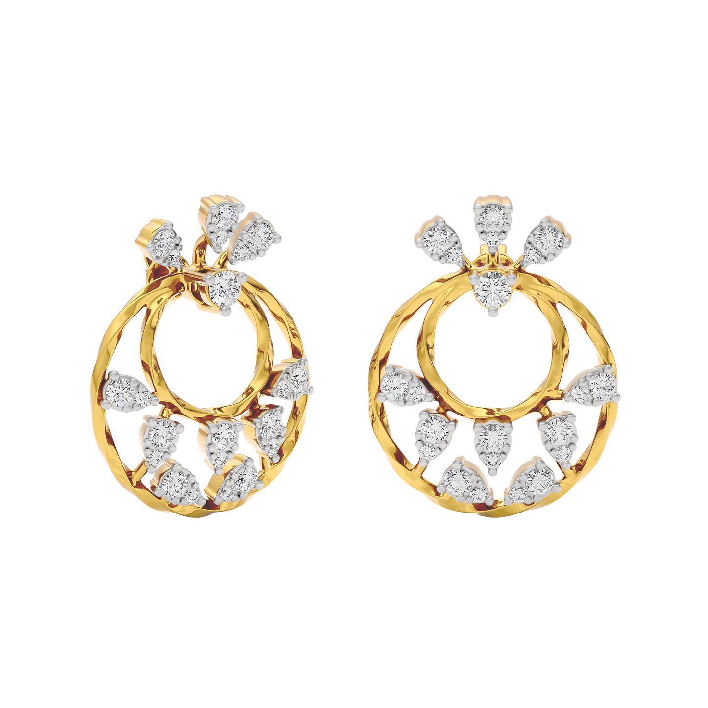 Tranquil Diamond Dew Earring