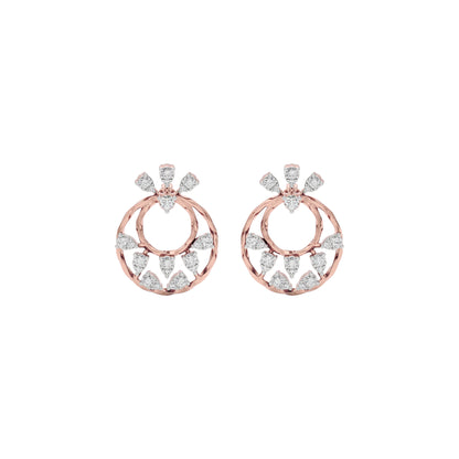 Tranquil Diamond Dew Earring 18 KT / Rose Gold