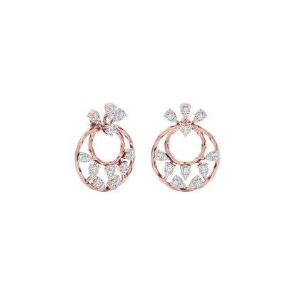 Tranquil Diamond Dew Earring 18 KT / Rose Gold