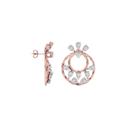 Tranquil Diamond Dew Earring 18 KT / Rose Gold