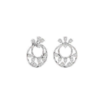 Tranquil Diamond Dew Earring 18 KT / White Gold