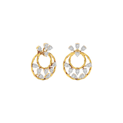 Tranquil Diamond Dew Earring 18 KT / Yellow Gold