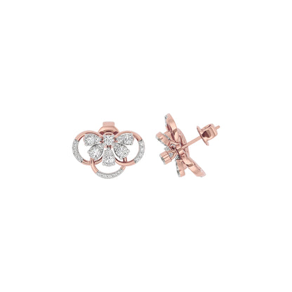 Mystical Glow Diamond Earring 18 KT / Rose Gold