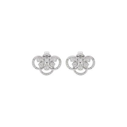 Mystical Glow Diamond Earring 18 KT / White Gold