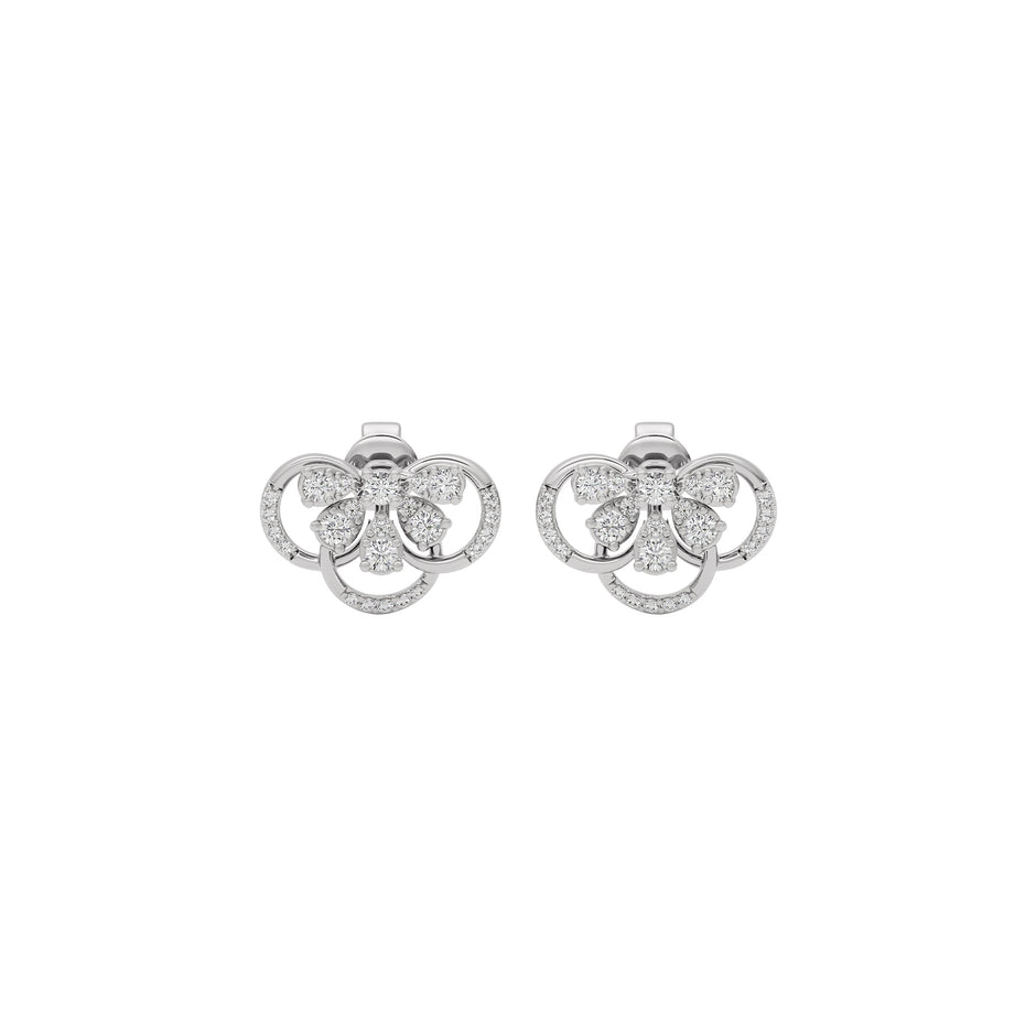 Mystical Glow Diamond Earring 18 KT / White Gold