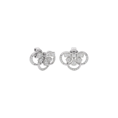 Mystical Glow Diamond Earring 18 KT / White Gold