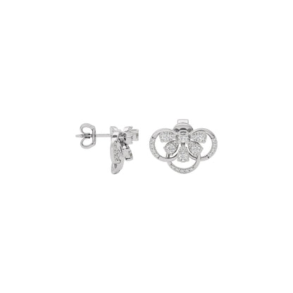 Mystical Glow Diamond Earring 18 KT / White Gold