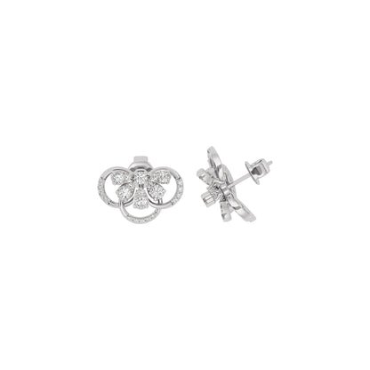 Mystical Glow Diamond Earring 18 KT / White Gold