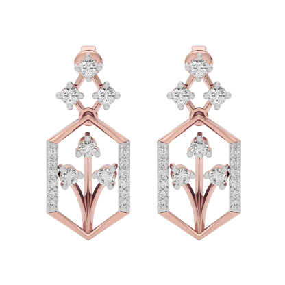 Crystal Night Diamond Earring