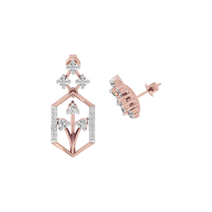 Crystal Night Diamond Earrings