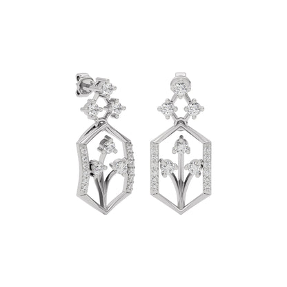 Crystal Night Diamond Earrings