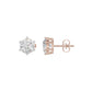 My Era Classic Round Diamond Earrings 18 KT / Rose Gold