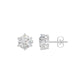 My Era Classic Round Diamond Earrings 18 KT / White Gold