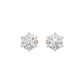 Angel Classic Round Diamond Earrings 18 KT / Rose Gold