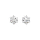 Angel Classic Round Diamond Earrings 18 KT / White Gold