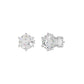 Angel Classic Round Diamond Earrings 18 KT / White Gold