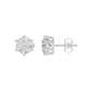Angel Classic Round Diamond Earrings 18 KT / White Gold