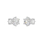 Angel Classic Round Diamond Earrings 18 KT / White Gold