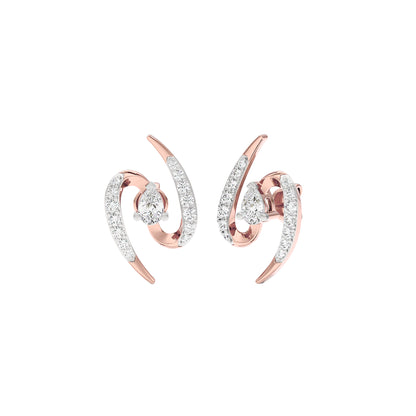 Summer Splurge Diamond Earrings 18 KT / Rose Gold