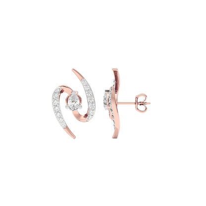 Summer Splurge Diamond Earrings 18 KT / Rose Gold