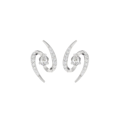 Summer Splurge Diamond Earrings 18 KT / White Gold