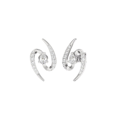 Summer Splurge Diamond Earrings 18 KT / White Gold