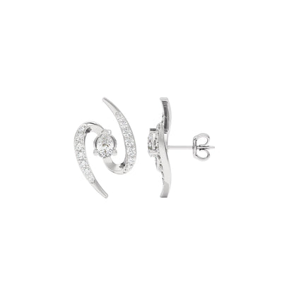 Summer Splurge Diamond Earrings 18 KT / White Gold