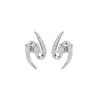 Summer Splurge Diamond Earrings 18 KT / White Gold