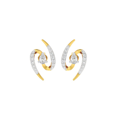 Summer Splurge Diamond Earrings 18 KT / Yellow Gold