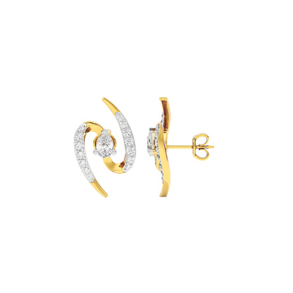 Summer Splurge Diamond Earrings 18 KT / Yellow Gold