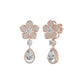 Petalora Drop Diamond Earrings