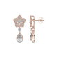 Petalora Drop Diamond Earrings