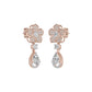 Petalora Drop Diamond Earrings