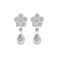 Petalora Drop Diamond Earrings