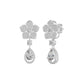 Petalora Drop Diamond Earrings