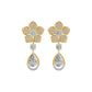 Petalora Drop Diamond Earrings