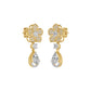 Petalora Drop Diamond Earrings