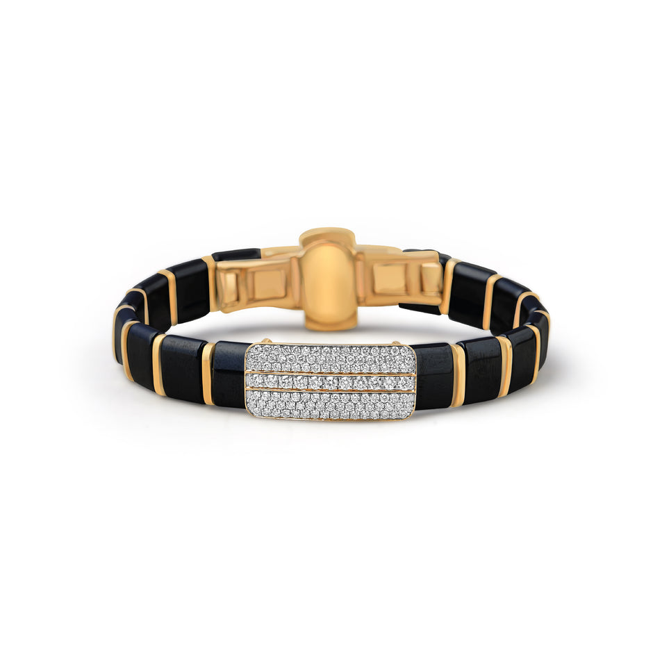 The Powerline Diamond Ceramic Flexi-Bracelet