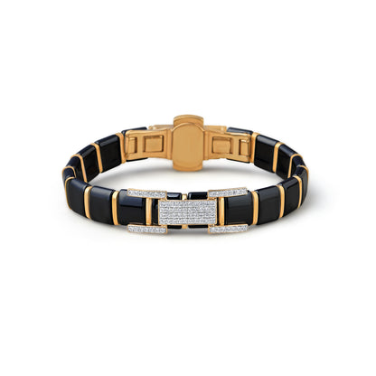 Monarch Band Diamond Ceramic Flexi-Bracelet