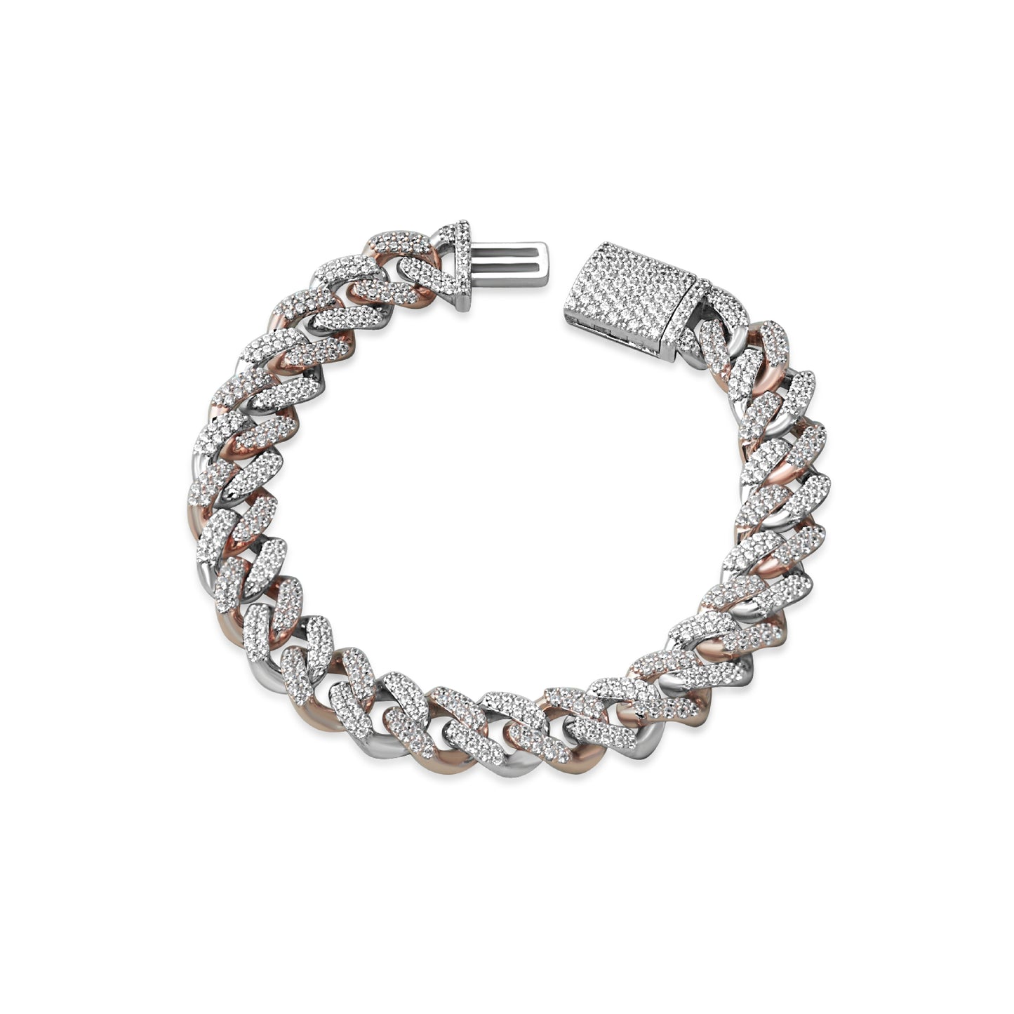 Braided Wrap Diamond Tennis Bracelet