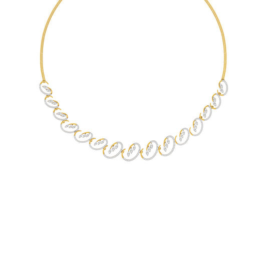 Aurora Veil Diamond Necklace