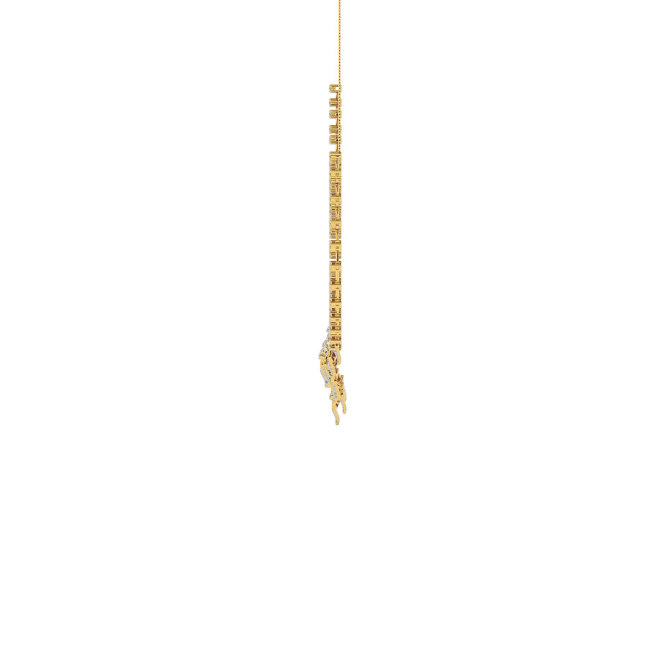 Crystal Mirage Diamond Necklace 18 KT / Yellow Gold